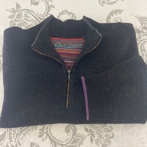 Robert Graham Quarter Zip 100% Wool 3X